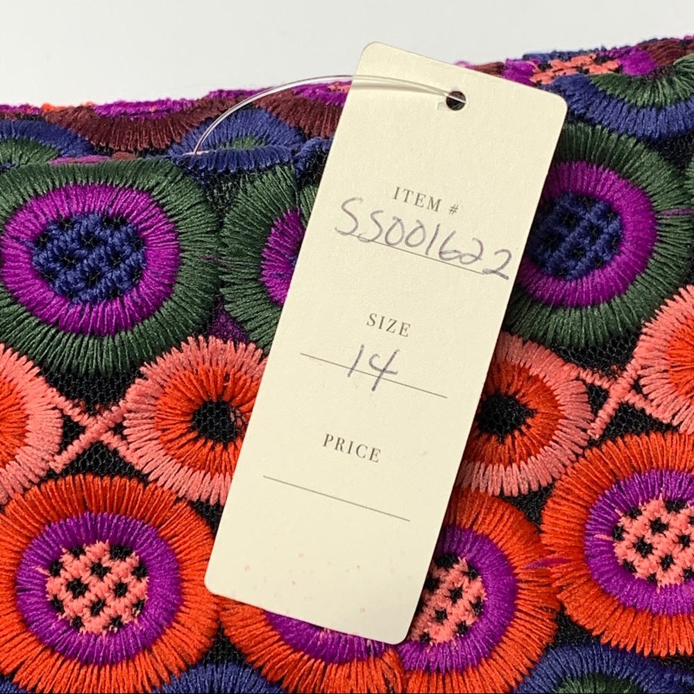 Anthropologie Hutch Ellen Mini Skirt Multicolor NWT size 14 - Picture 4 of 8